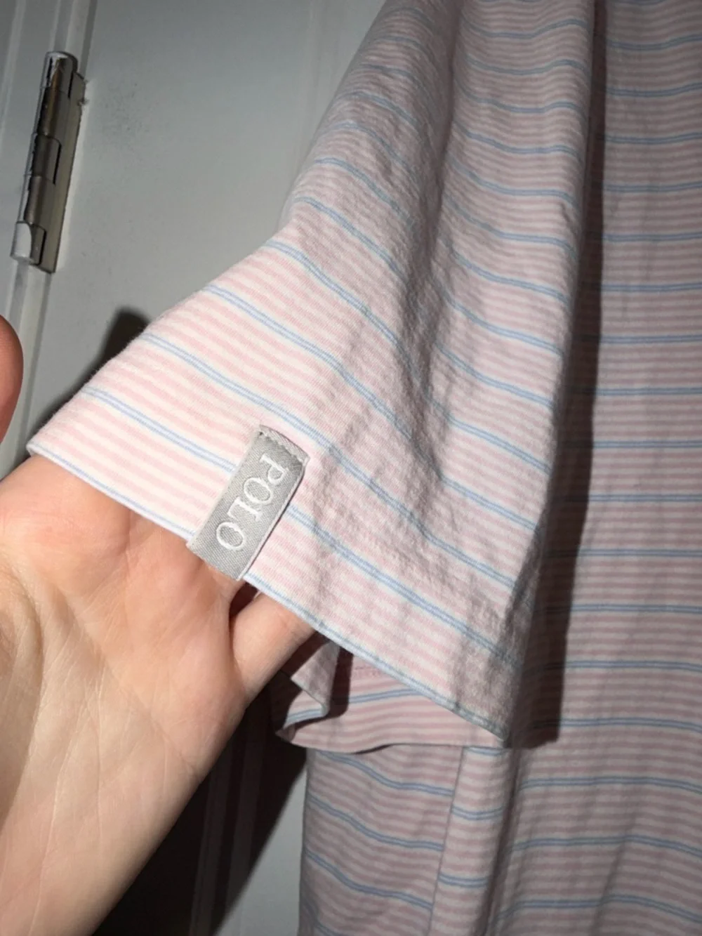 Polo by Ralph Lauren Pink Striped Short-Sleeve Golf Polo